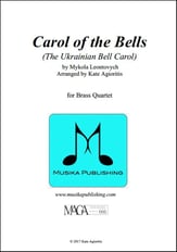 Carol of the Bells - Brass Quartet P.O.D cover